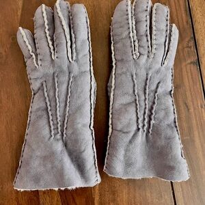 Portolano Purple Shearling Gloves